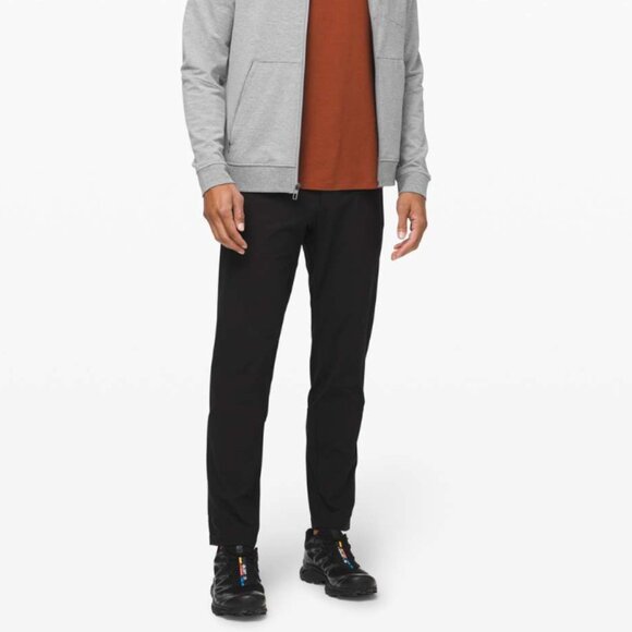 Lululemon Commission Pants Men's 29 Black Classic Warpstreme Athleisure Office - Picture 1 of 10